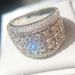 Popular and niche design of exquisite eight heart eight arrow zircon ring, fashionable European and American ring_ipsvogv.com