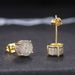popular full diamond hip hop men's earrings Micro inlaid zircon electroplated round earrings_ipsvogv.com