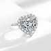 New Live Princess Love 5 Carat Set Zircon For Female Crowd Design Simulation Diamond Ring_ipsvogv.com