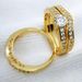 Women Vacuum Plating Engagement Wedding Ring Set_ipsvogv.com