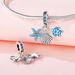 Women's Jewelry Original 925 Sterling Silver Ocean Style Turtle Shell Fishtail Pendant DIY Jewelry Accessories Bracelet String_ipsvogv.com