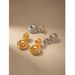 French Light Luxury Gold-Plated Copper Ins Style Geometric Cube Earrings Simple Fashion Studs Ear Jewelry_ipsvogv.com