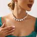 12028 Baroque Alloy Necklace Earrings Elegant, Fashionable, Versatile Bridal Dress Jewelry Set_ipsvogv.com