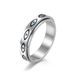 Horus Eye stainless steel rotating ring ring to relieve anxiety niche personality hand jewelry_ipsvogv.com