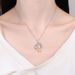 New Mother's Day Gift Creative Heart Shaped Necklace Two Color Electroplated Zircon Personality Light Luxury Clavicle Chain_ipsvogv.com