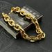 Chaoxuan Cro Heart Gold Letter Bracelet For Men And Women, Internet Celebrity Trendy Brand, Niche Men's Bold Cross_ipsvogv.com