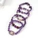 8 Cm Purple Crystal Round Beads Butterfly Tag Natural Stone Bracelet Set Ins Simple Personality_ipsvogv.com