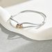 Minimalist geometric style women's personalized cross adjustable design, small bracelet with a unique and high-end feel_ipsvogv.com