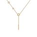 Minimalist Couple's LOVE Furnace Genuine Gold Necklace, Female Ins Mesh Red Collarbone Chain Accessory Necklace,_ipsvogv.com
