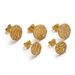 Stainless Steel Cylindrical Column With Hole Earrings DIY Round Sheet Earring Accessories_ipsvogv.com