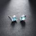 Medusa Ice Blue Eye Earrings M With Personalized Design, Exquisite Temperamt, Fashion And Simple Accessories For_ipsvogv.com