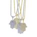 Hip Hop Hamsa Palm Pendant Popular Necklace Full Diamond Trendy Jewelry_ipsvogv.com