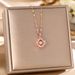 Korean Fashion Titanium Steel Necklace For Women, Full Of Diamonds, Agile Four Leaf Clover, Lucky Grass Pendant, Niche_ipsvogv.com