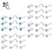 Women's Jewelry Stainless Steel Zircon Nose Nails Star Shaped Right Angle Titanium Steel Nose Jewelry Set Piercing Jewelry_ipsvogv.com