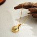 Copper Plated Croissant Patterned Gold Necklace Plated Temperament Versatile Openable And Closable Necklace_ipsvogv.com