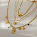 Peach Heart & Butterfly Pendant Necklace - Stainless Steel Lightweight Jewelry That Never Fades_ipsvogv.com