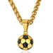 Men's Jewelry Football Baseball Rugby Pendant Necklace Personalized Stainless Steel 3D Ball Sports Chain Female_ipsvogv.com