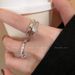 for Exquisite Zircon Women's Layer Double Instagram Trendy, Luxury And Unique Design, High Sense Index Finger Ring With Trendy, Design,_ipsvogv.com