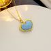 hot new multi-color optional necklace love simple personality necklace round pendant_ipsvogv.com