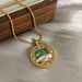 Small Niche Oil Painting, Natural Freshwater Pendant, Fine Pearl Necklace, Women's Mid Ancient, New Chinese Style, Light_ipsvogv.com