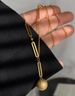 Titanium Steel Gold, High-end Responsive, Frosted Small Gold Ball, Fashionable And Versatile Temperament Necklace,_ipsvogv.com