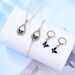 New summer classic trend butterfly necklace bracelet earrings personality versatile multi color oil drop diamond jewelry_ipsvogv.com