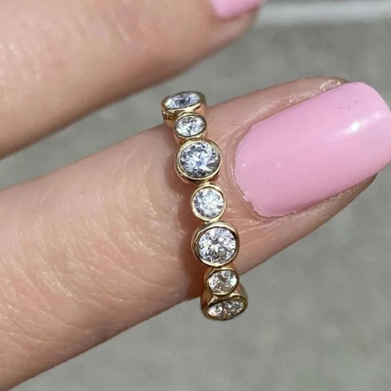 Cao Shi's Zircon Diamond Designed Women's Niche, With A High-end Feel. The Index Finger Ring Is Exquisite, Simple, And_ipsvogv.com