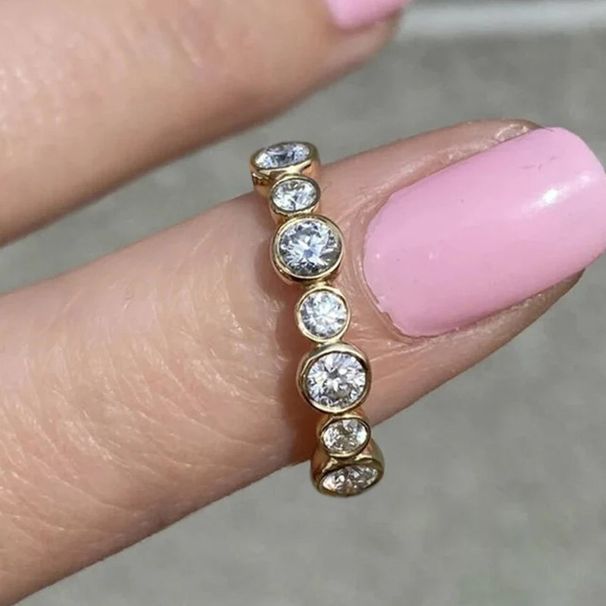 Cao Shi's Zircon Diamond Designed Women's Niche, With A High-end Feel. The Index Finger Ring Is Exquisite, Simple, And_ipsvogv.com