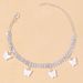 fashion hot diamond butterfly Anklet cross personality pendant diamond foot decoration Anklet_ipsvogv.com