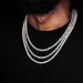 designer Gra Hip Hop 3mm-4mm Vvs Moissanite Necklace Tennis Chain Dia Sier Gold Iced Out Plated Necklaces Jewelry_ipsvogv.com