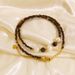 Maillard Wind Yellow Series Beaded Trendy New Tiger Eye Stone Titanium Steel Necklace_ipsvogv.com