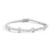Unisex Hip Hop 3MM Tennis Chain Private Custom 26 English Letter Bracelet Personality DIY Trendy Hip Hop Bracelet_ipsvogv.com