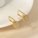 S925 Sterling Silver T-shaped round ear buckle light luxury female niche versatile electroplated gold plated design earrings_ipsvogv.com