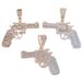 Hip Hop New Mini Pistol Pendant Gun Pendant Trendy Brand Diamond Men's Necklace_ipsvogv.com