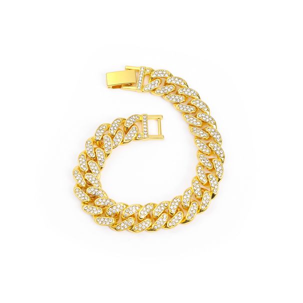 Unisex Men And Women Trendy Cool Necklaces Hip Hop Rap Accessories Bracelet Pendants Cuban Chain_ipsvogv.com
