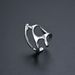 Unisex Jewelry Fashion Color Preserving Personality Exaggerated Hollow Irregular Ring Opening Adjustable Men's And Women's Ring Jewelry INS_ipsvogv.com