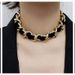 Jewelry Retro Simple Personality Chain Velvet Punk Necklace Female Necklace_ipsvogv.com