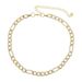Hip Hop New Color Zircon Inlaid Ladies Cuban Chain Choker Necklace Jewelry Electroplated Gold And Silver_ipsvogv.com