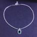 Micro-inlaid hip-hop pendant necklace movable simple ruby clavicle chain fashion jewelry choker_ipsvogv.com