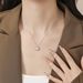 Sweet S Sterling Silver Pearl Necklace, Single Piece For Women, Elegant, Luxurious, High-end, Geometric Circular_ipsvogv.com