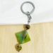 Natural Stone Square Agate Key Chain Pendant Bag Pendant Accessories_ipsvogv.com