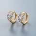 Unisex New Geometric Diamond Earrings Design Fresh And Simple Fashion Temperament Ear Clip Personality Trend Earrings_ipsvogv.com