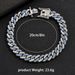 New Fashionable OL Men's Bracelet with Irregular Geometry and Unique Design, Versatile Hip Hop Cuban Chain_ipsvogv.com