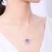 Natural Topaz Necklace Large Carat Pendant S925 Sterling Silver Inlaid Yellow Purple Pink Crystal Luxury Necklace_ipsvogv.com