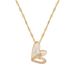 【 Titanium Steel 】 Double Layer Thread Hollow Heart, Light Luxury Temperament, Gorgeous Full Diamond Necklace, Women's_ipsvogv.com