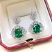 Cao Shi Flower 2024 High End Rich Lady Fashion Charm Queen Bride Earrings_ipsvogv.com