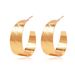 Unisex Temperament Golden Atmospheric Personality Earrings Fashion Simple Earrings Earrings For Women_ipsvogv.com