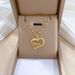 Titanium Steel 【 】 Peach Heart Thread Empty Letter Flower Luxury Charm Internet Red Full Zirconia Necklace Women's 【 】_ipsvogv.com
