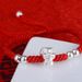 S999 Silver Zodiac Bracelet, Of The Rabbit, Handmade Red Hand Rope, Snake Year, New Year Gift_ipsvogv.com