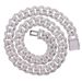 Chain Necklaces Hip Hop Full Diamond Cool Cuban Necklace Men's Full Diamond Punk Accessories Gold Chain Width 12mm_ipsvogv.com